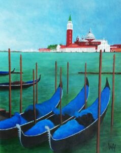 Venedig (1), Acryl auf Leinwand, 53x42 cm