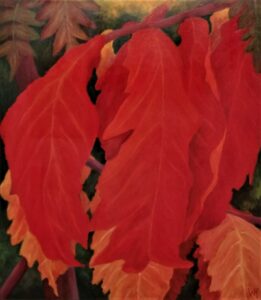 Herbstklänge (1), Öl auf Leinwand, 80x70 cm