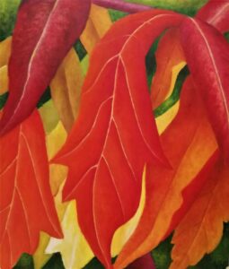Autumn sounds (2), Oil on canvas, 80x70 cm